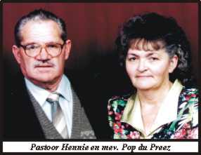 Past. en mev. Hennie en Pop de Preez